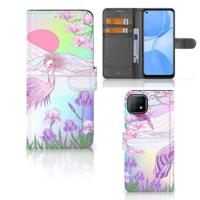 OPPO A73 5G | Telefoonhoesje | Met pasjeshouder | Bird - thumbnail