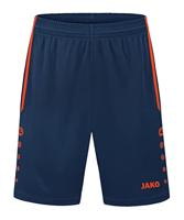 JAKO 4499K Short Allround Kids - Navy/Flame - 116 - thumbnail