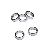 VWP balhoofdtussenring spacer alu 10mm 1" zilver p/5 - thumbnail