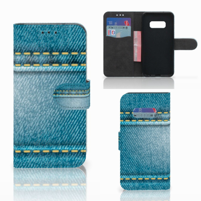 Samsung Galaxy S10e | Wallet Case | met Pasjes | Jeans