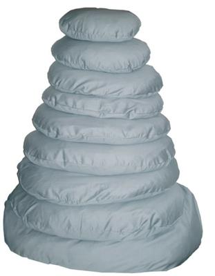 Ligkussen met rits antraciet 84 cm Slaapplezier Gebr. de Boon - Gebr de boon