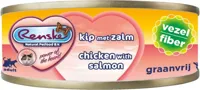Renske vezel kattenvoer kip & zalm 70g - thumbnail