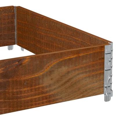 VidaXL Plantenbak 120x80 cm massief grenenhout bruin