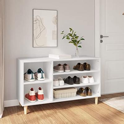 VidaXL Schoenenkast 102x36x60 cm bewerkt hout wit