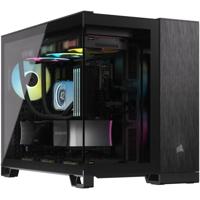 PC-behuizing - CORSAIR - CC-9011287-WW - 2500X - mATX - PC-behuizing - Zwart/Obsidiaan aluminium - thumbnail
