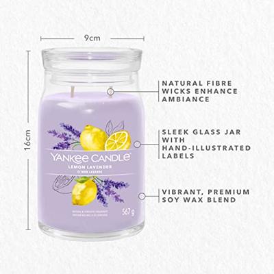Yankee Candle Lemon lavender signature large jar - thumbnail