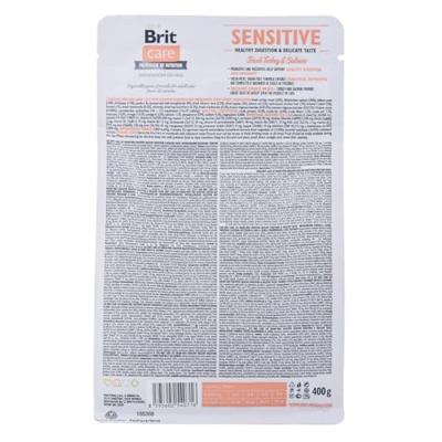 BRIT Care Grain-Free Sensitive Turkey&Salmon - droog kattenvoer - 400 g