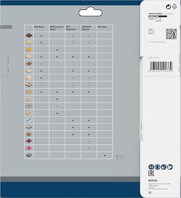 Bosch Professional Cirkelzaagblad PRO Wood | Ø 216 x 2,8 x 30mm 60T - 2608640642