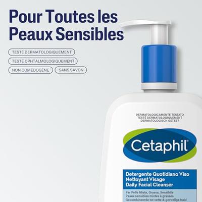 Daily facial cleanser