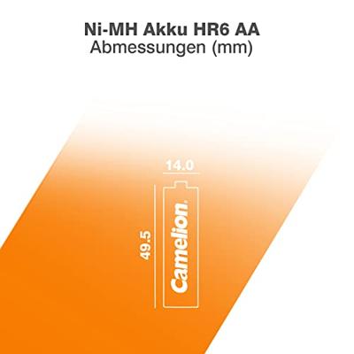 Camelion Batterij oplaadbaar aa / lr06 nimh 1,5v - 2600 mah (4 stuks) - thumbnail