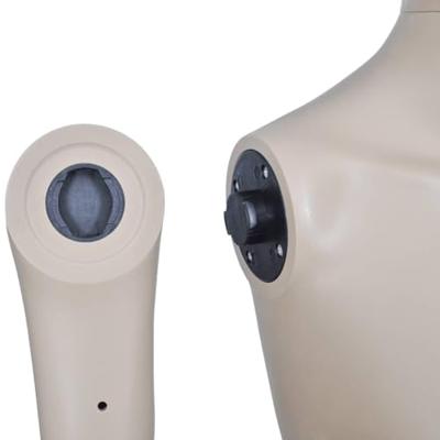 VidaXL Etalagepop vrouw rond hoofd