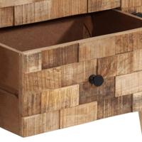Dressoir 110x30x70 cm massief mangohout - thumbnail