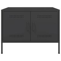 Salontafel 68x50x50,5 cm staal zwart - thumbnail