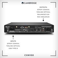 Cambridge Audio: CXN100 Muziekstreamer - Grijs - thumbnail