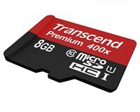 Transcend Premium microSDHC-kaart Industrial 8 GB Class 10, UHS-I - thumbnail