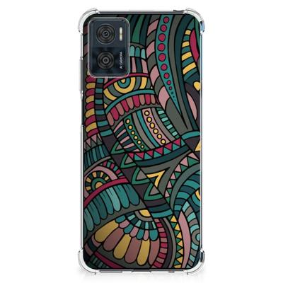 Motorola Moto E22 | E22i Doorzichtige Silicone Hoesje Aztec Motorola Moto E22 | E22i Doorzichtige Silicone Hoesje Aztec