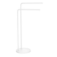 Smedbo Beslagsboden Handdoekhouder - 40x80x25cm - Staal Mat wit BX1231 - thumbnail