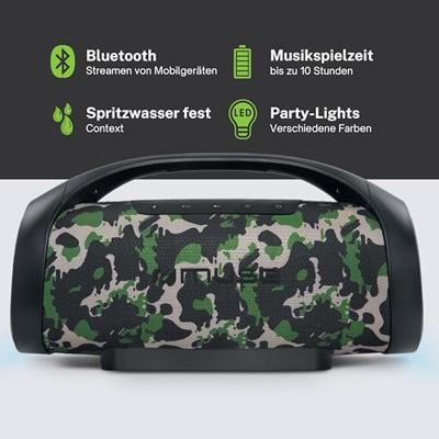 Muse M-980 CA Camouflage draadloze Bluetooth-luidspreker Muse M-980 CA Camouflage draadloze Bluetooth-luidspreker