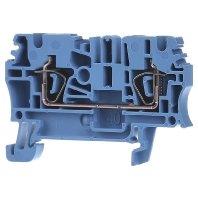 Weidmüller 1608520000-100 Doorgangsserieklem Spanveer Blauw 100 stuk(s)