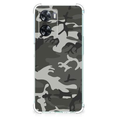 OPPO A57 | A57s | A77 4G Doorzichtige Silicone Hoesje Army Light OPPO A57 | A57s | A77 4G Doorzichtige Silicone Hoesje Army Light