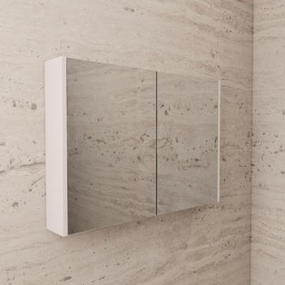 Spiegelkast BWS Riga 100 cm, 2 Deuren Kasjmier Spiegelkast BWS Riga 100 cm, 2 Deuren Kasjmier