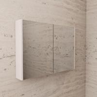 Spiegelkast BWS Riga 100 cm, 2 Deuren Kasjmier - thumbnail