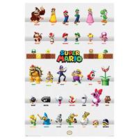 Poster Super Mario - Character Parade 61x91,5cm - thumbnail