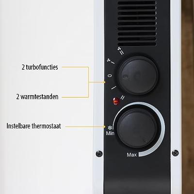 Tristar KA-5813 Convectorkachel Wit/Zwart