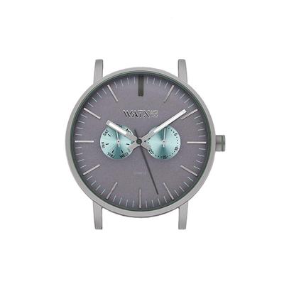 Horloge Uniseks Watx & Colors WXCA2734 Grijs Zilverkleurig (Ø 44 mm)