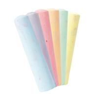 World of Dinosaurs 6 Kleuren Stoepkrijt + 4 Sjablonen - thumbnail