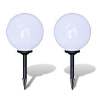VidaXL Tuinpadlampen 2 st met grondpin led 30 cm - thumbnail
