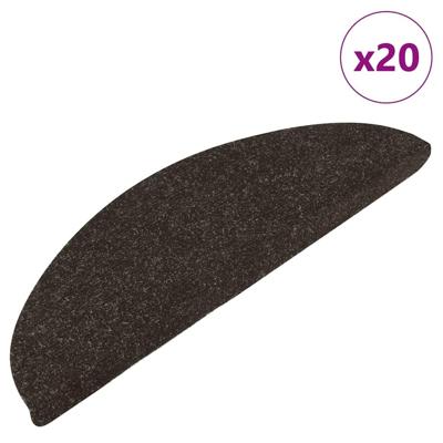VidaXL Trapmatten zelfklevend 20 st 65x22,5x3,5 cm antraciet VidaXL Trapmatten zelfklevend 20 st 65x22,5x3,5 cm antraciet