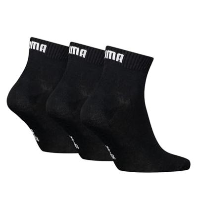 3-paar Quarter sokken - Elastisch katoenen sokken voor dames en heren - Zwart - Grijs - wit - Blauw - 42 - 42 - 42