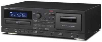 Lettore Cd (Ad-850) Con Registratore A Cassette Usb (Black)