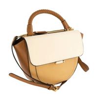 Graceland crossbody tas bruin/beige - thumbnail
