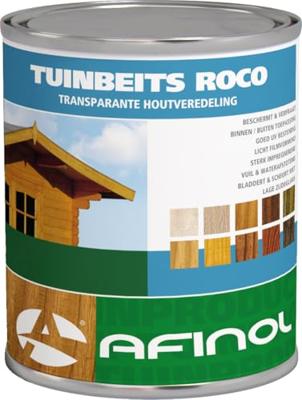 Afinol Tuinbeits Roco Transparant Old Brown (oudbruin) 750 ml Afinol Tuinbeits Roco Transparant Old Brown (oudbruin) 750 ml