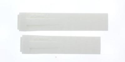 Horlogeband Tissot T0482171701700 / T610031513 Rubber Wit 17mm Horlogeband Tissot T0482171701700 / T610031513 Rubber Wit 17mm