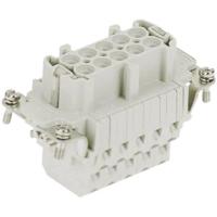 HARTING 09330102772 Businzetstuk Han® E 10 + PE Cage Clamp 1 stuk(s) Piece - thumbnail