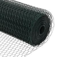 VidaXL Hexagon hek groen 1 x 100 m pvc - thumbnail