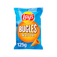Lay's Bugles Naturel Zout Chips 125 g bij Jumbo - thumbnail