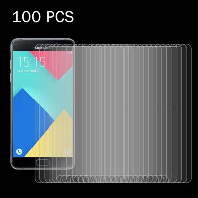100 stuks voor Galaxy A7(2016) / A710 0 26 mm 9H oppervlaktehardheid 2.5D explosieveilige getemperd glas scherm Film