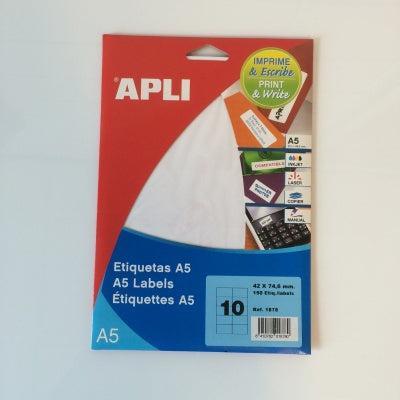 Apli mapje permanent 42x75 mm 170 stuks