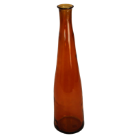 Wants&Needs Accessoires Vaas Recycled Glas Oranje 18 x 18 x 80 - thumbnail