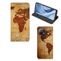 Xiaomi 11 Lite NE 5G | Mi 11 Lite | Book Cover | Wereldkaart - thumbnail