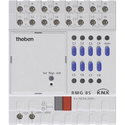 Theben 4930220 Schakelactor RMG 8 S KNX Theben 4930220 Schakelactor RMG 8 S KNX