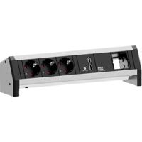 Bachmann 902.0253 Stekkerdoos zonder kabel Zwart, Aluminium Wieland stekker 1 stuk(s) - thumbnail