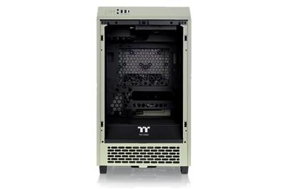 Thermaltake The Tower 200 Mini-tower PC-behuizing Lichtgroen 2 voorgeïnstalleerde ventilators, Zijvenster, Stoffilter