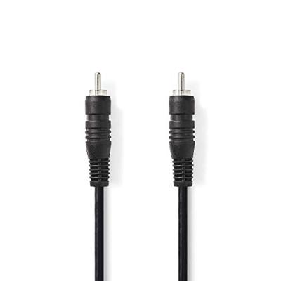 Nedis Digitale Audiokabel | RCA Male | RCA Male | 2 m | 1 stuks - CAGB24170BK20 CAGB24170BK20 Nedis Digitale Audiokabel | RCA Male | RCA Male | 2 m | 1 stuks - CAGB24170BK20 CAGB24170BK20