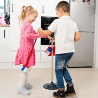 Theo Klein Vileda Cleaning Station speelgoed schoonmaakset bezem - thumbnail