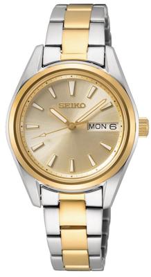Seiko horloge SUR354P1 zilver/goudkleurig